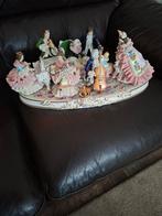 Groot dresden porseleinen plateau beschadigd, Antiek en Kunst, Antiek | Porselein, Ophalen of Verzenden