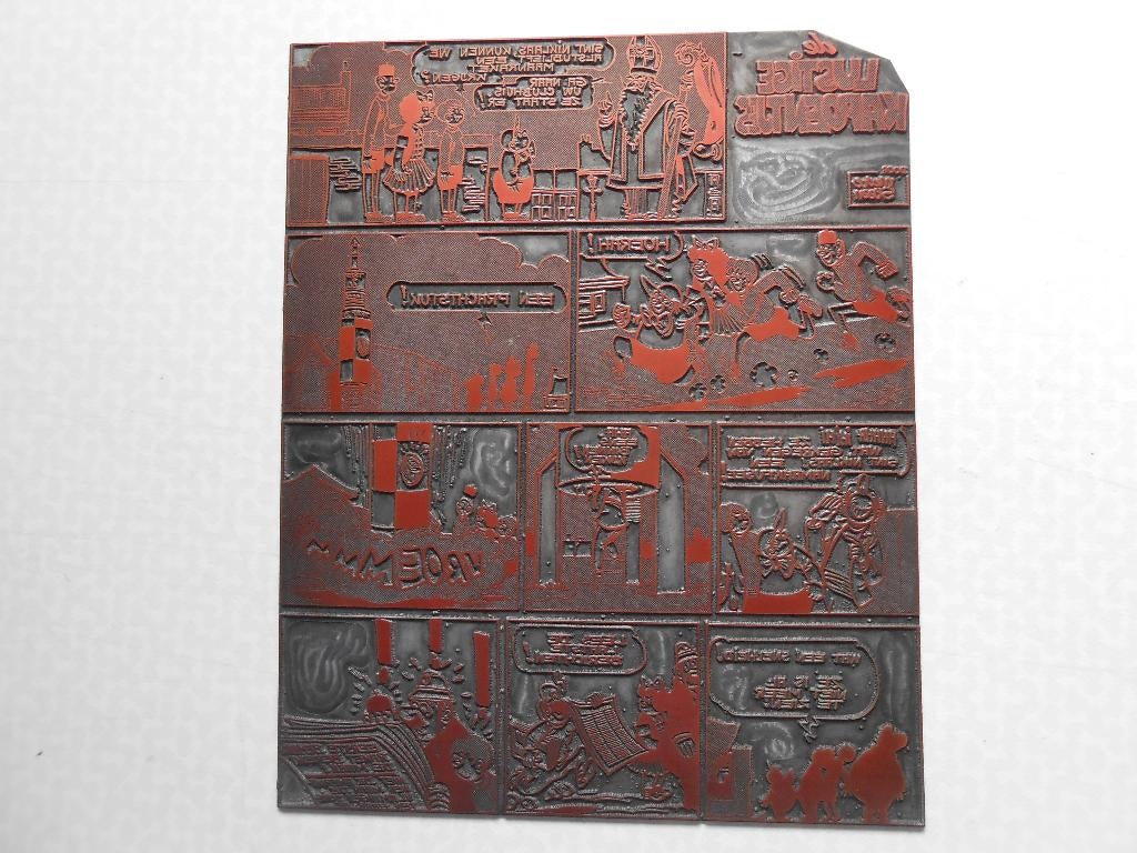 Drukplaat de lustige kapoentjes., Boeken, Stripboeken, Eén stripboek, Ophalen of Verzenden, Zo goed als nieuw, Marc Sleen