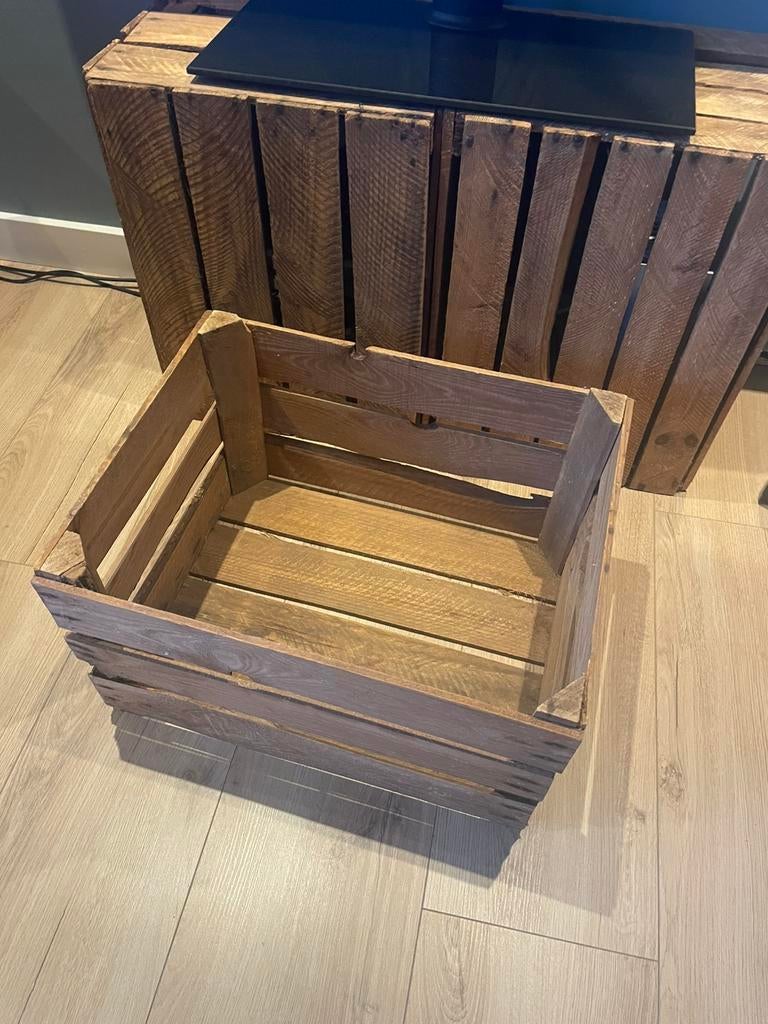 Fruitkisten/veilingkisten, Huis en Inrichting, Woonaccessoires | Kisten, Ophalen, Zo goed als nieuw, Minder dan 50 cm