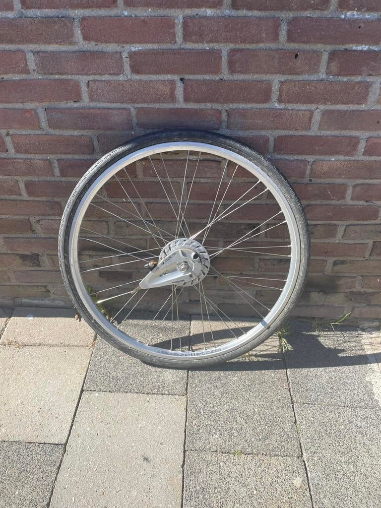 Gazelle voorwiel, Ophalen, Gebruikt, Wiel, Rubber