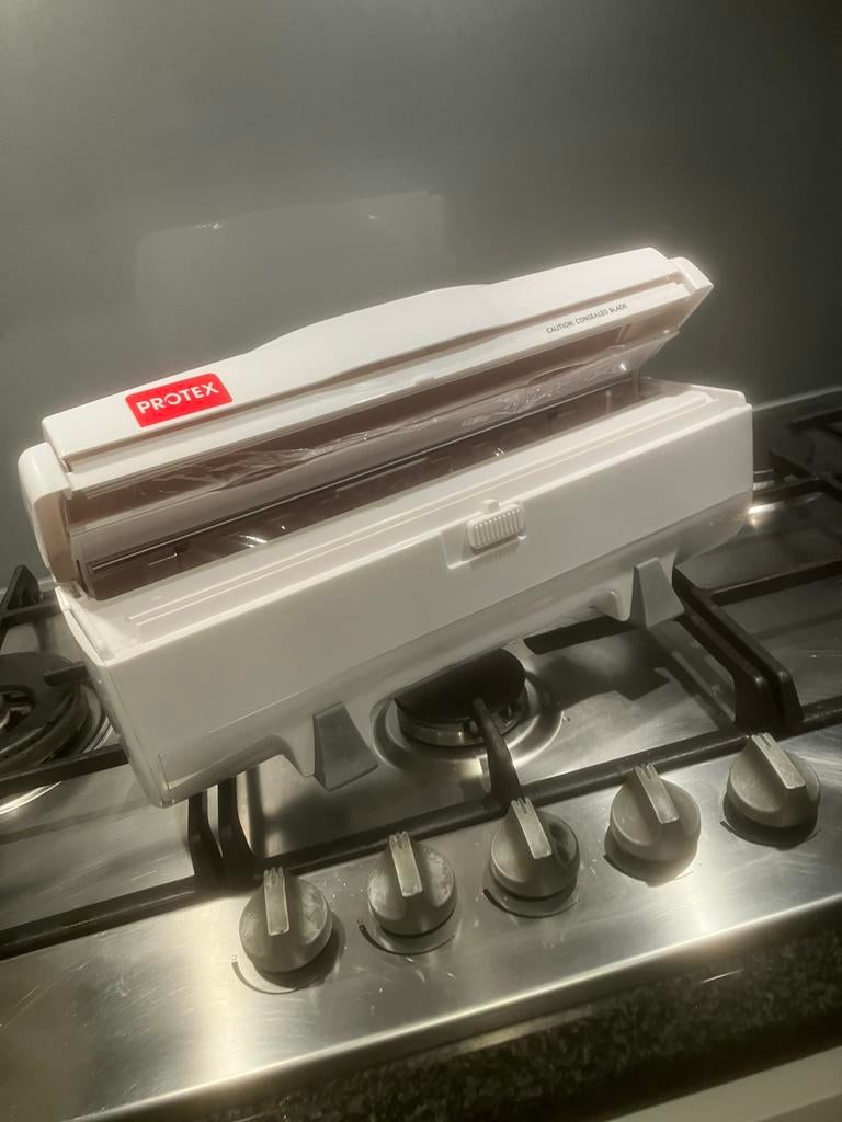 Folie dispenser Protex, Ophalen of Verzenden, Zo goed als nieuw, Kunststof, Wit