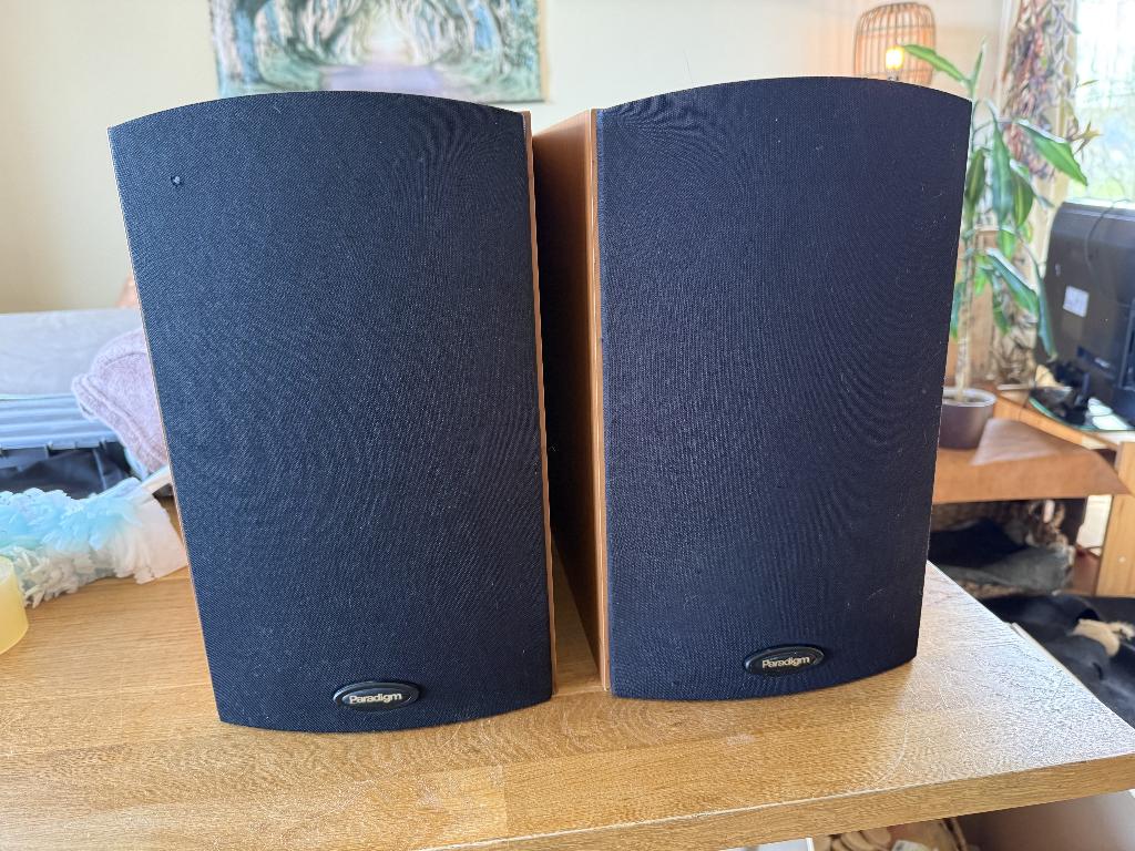 Set luidsprekers Paradigm Mini monitor v3, Audio, Tv en Foto, Luidsprekers, Overige merken, Gebruikt, Verzenden, Minder dan 60 watt