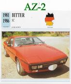 Az2 autokaart bitter sc ( 1981 - 1986 ), Ophalen of Verzenden, Zo goed als nieuw, Auto's