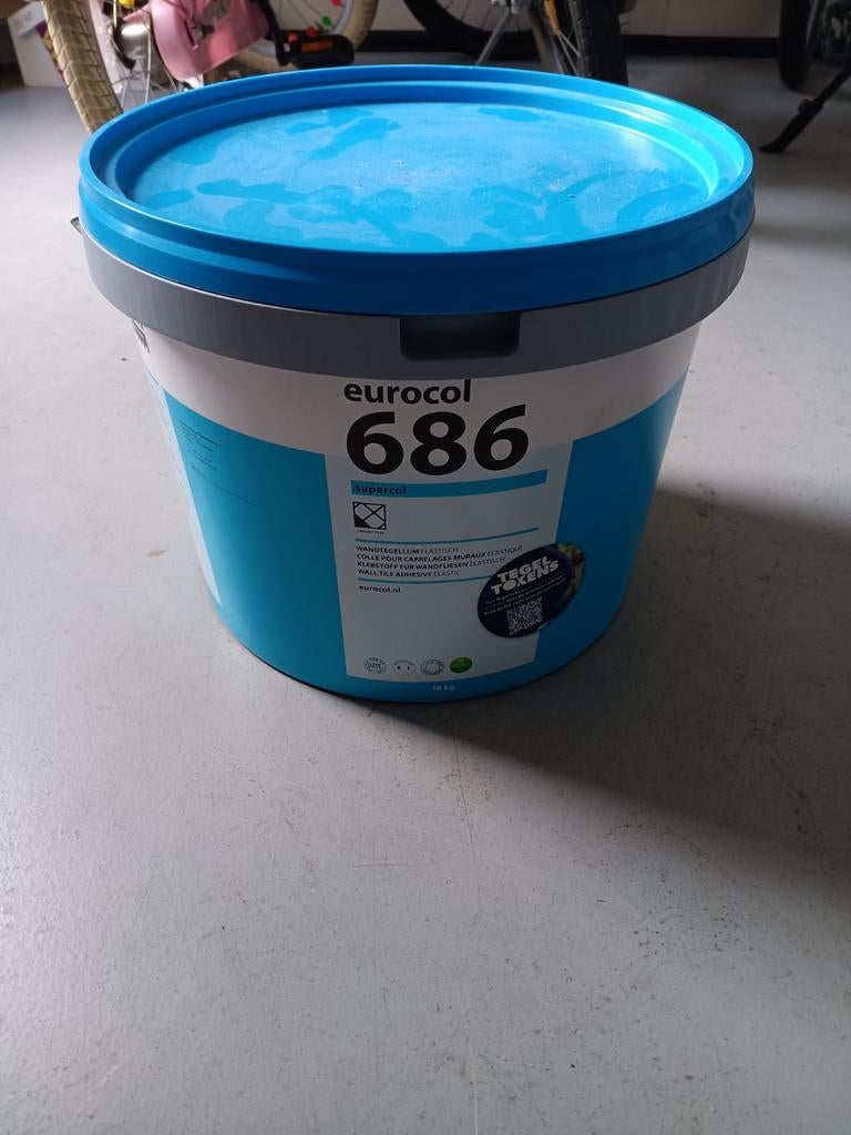 Tegellijm, Doe-het-zelf en Verbouw, Ophalen, Nieuw, Wit