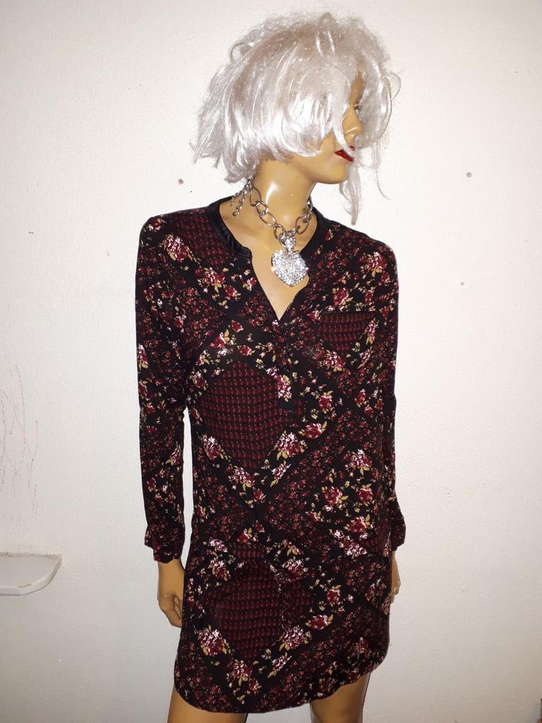 Jurk met bloemenprint trend one maat 36, Overige kleuren, Nieuw, Ophalen of Verzenden, Trend One