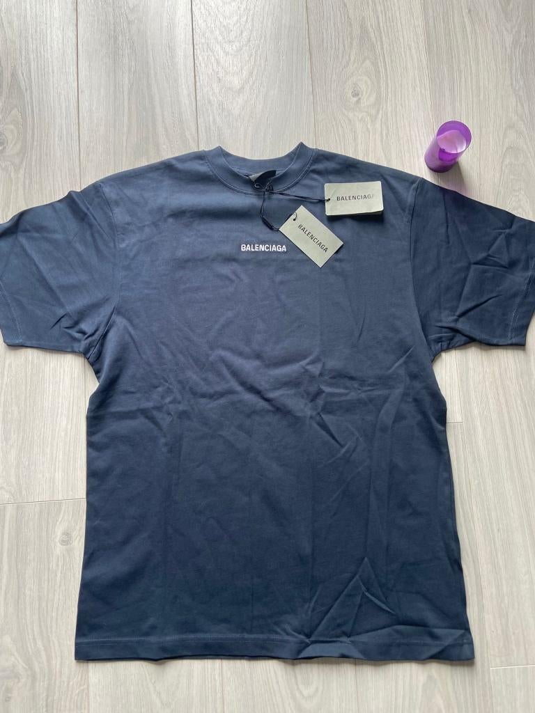 Balenciaga Oversized T-shirt Blue, Kleding | Heren, T-shirts, Blauw, Nieuw, Ophalen of Verzenden, Balenciaga