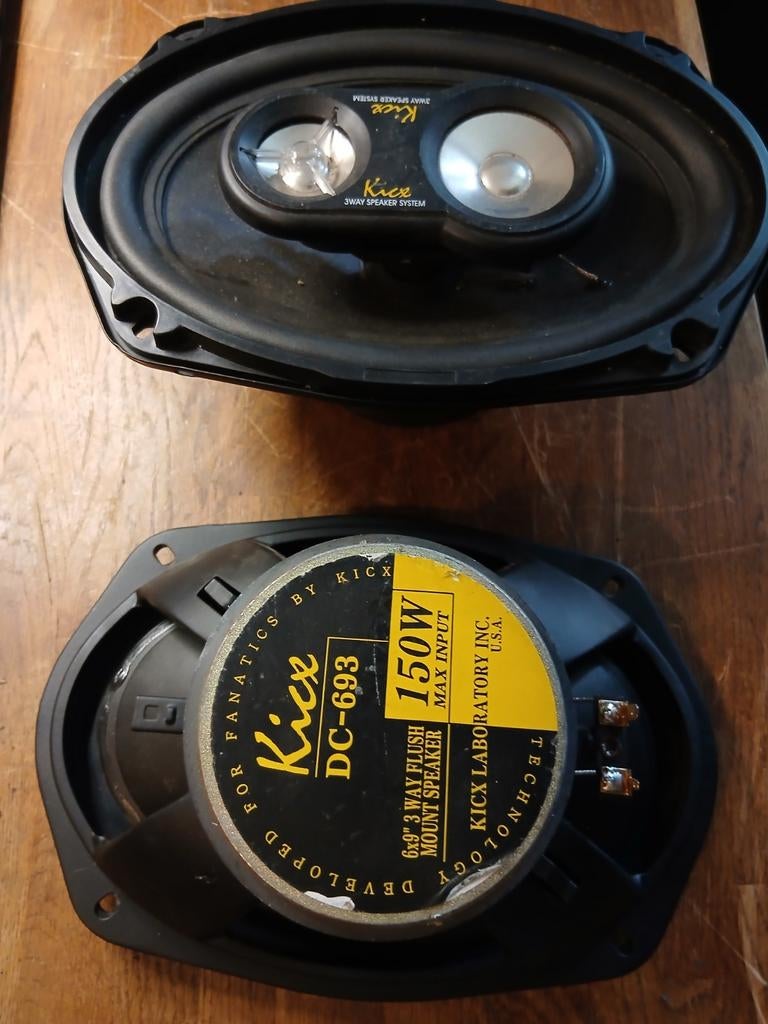 set kicx auto speakers, Ophalen of Verzenden