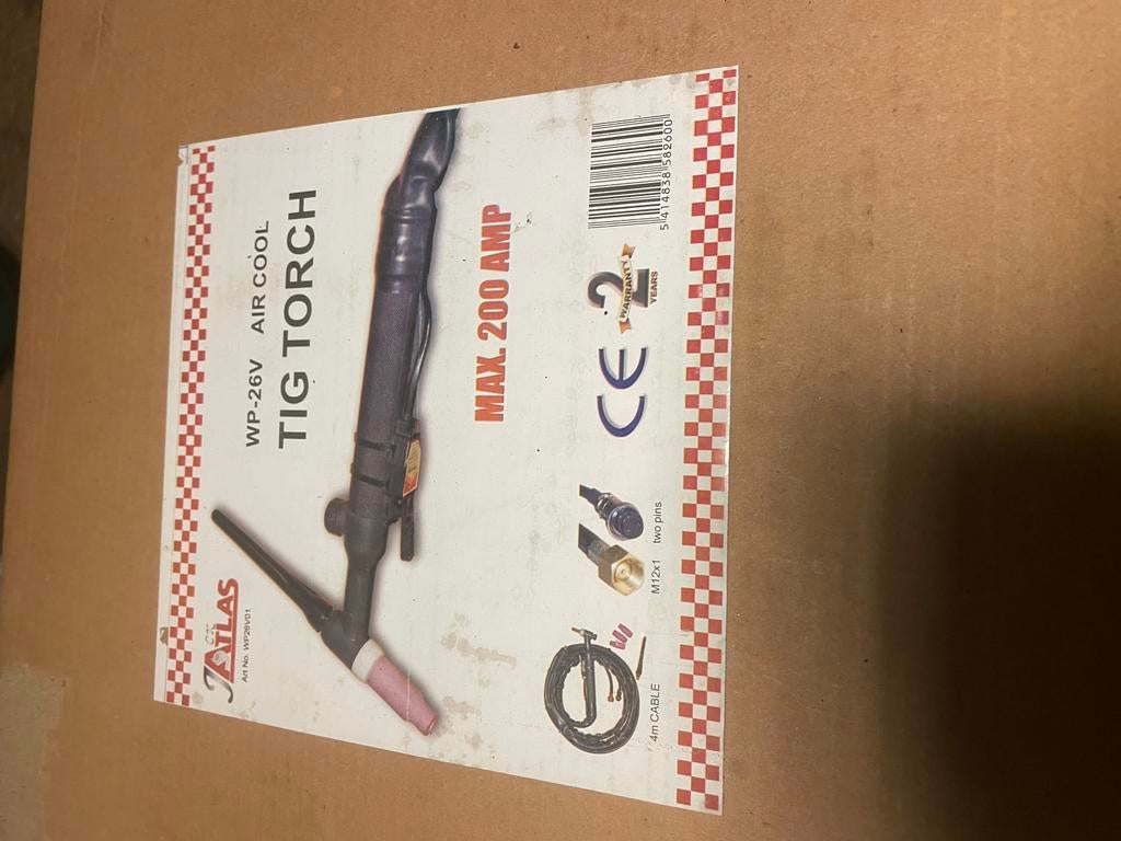 tig torch, Doe-het-zelf en Verbouw, Gereedschap | Lasapparaten, Ophalen of Verzenden