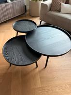 WOOOD Mesa bijzettafel set (3 stuks) - Zo goed als nieuw, Ophalen, Minder dan 45 cm, Rond, Zo goed als nieuw