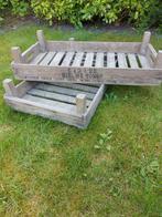 Houten kratjes decoratie, Ophalen