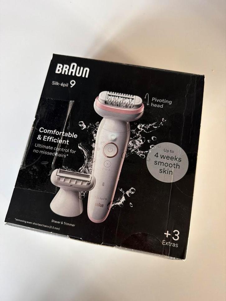Braun Silk-épil 9 Epilator - Nieuw in doos, Witgoed en Apparatuur, Persoonlijke-verzorgingsapparatuur, Nieuw, Scheren en Epileren