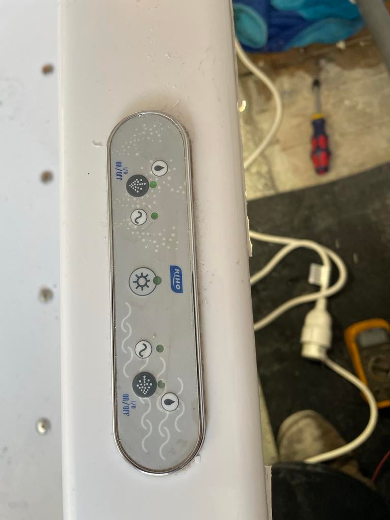 Gezocht: Riho whirlpool bedieningspaneel, Ophalen, Gebruikt, Rvs, Overige typen