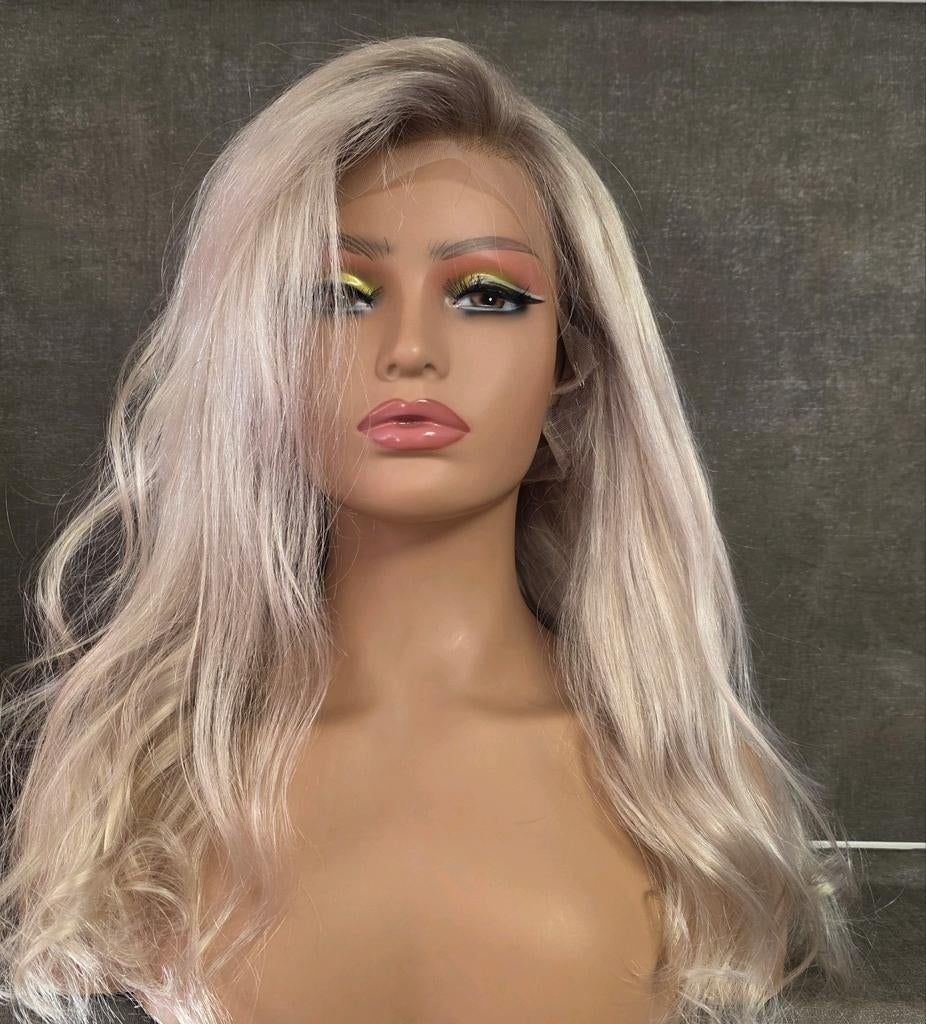 Full lace wig echt haar, Ophalen of Verzenden, Nieuw, Pruik of Haarverlenging
