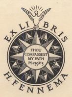 0416 Ex Libris Nederland : Mia Pot-van Regteren Altena, 1943, Verzenden