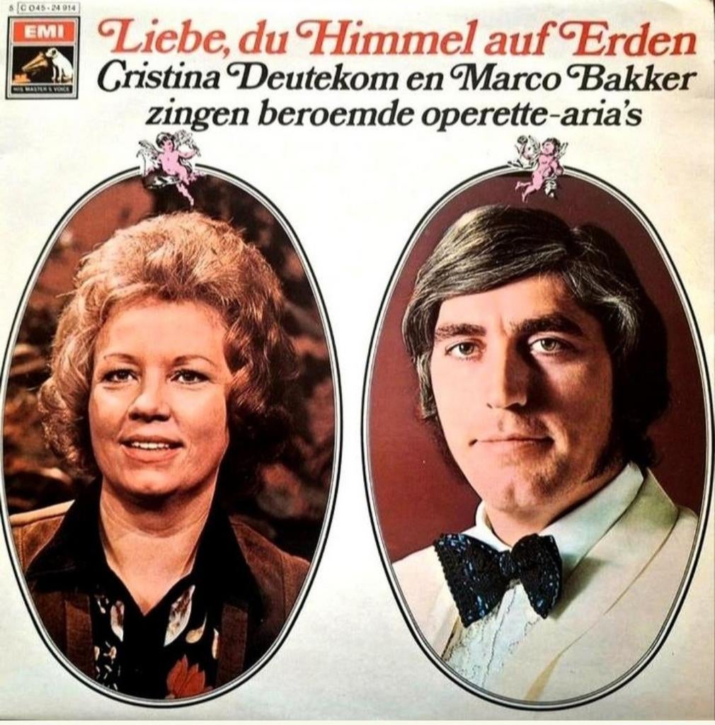 LP  CHRISTIANA DEUTEKOM & MARCO BAKKER - Beroemde Aria's, Ophalen of Verzenden, Gebruikt, 12 inch, Overige typen