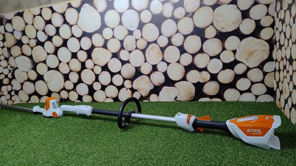 IN NIEUWSTAAT Stihl HLA 56 Accu Stokheggenschaar - SET, Ophalen of Verzenden, Zo goed als nieuw, Accu, Stihl