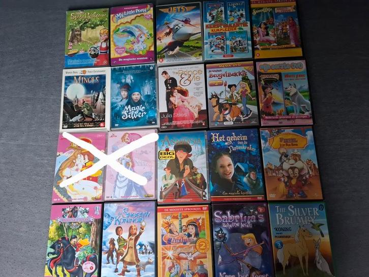Pakket Kinder DVD's, Cd's en Dvd's, Dvd's | Kinderen en Jeugd, Gebruikt, Film, Avontuur, Boxset, Alle leeftijden, Ophalen of Verzenden