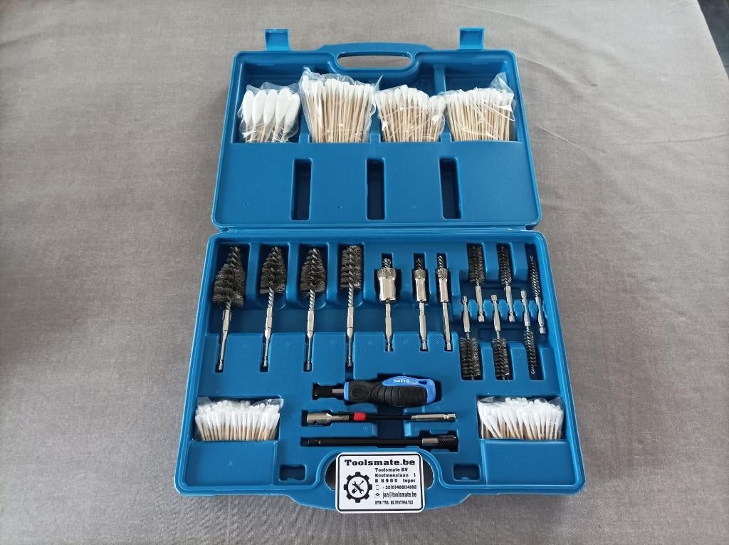 Diesel injector schacht en zitting reinigingsset met poetsst, Ophalen of Verzenden, Nieuw