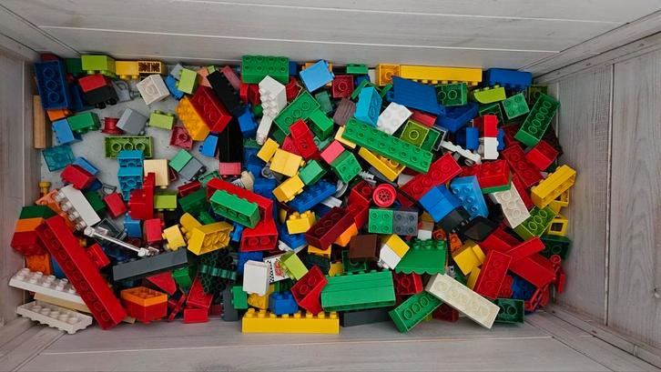 Duplo lego, trein, rails, brug, auto's, cars auto's en meer, Kinderen en Baby's, Speelgoed | Duplo en Lego, Gebruikt, Duplo, Losse stenen