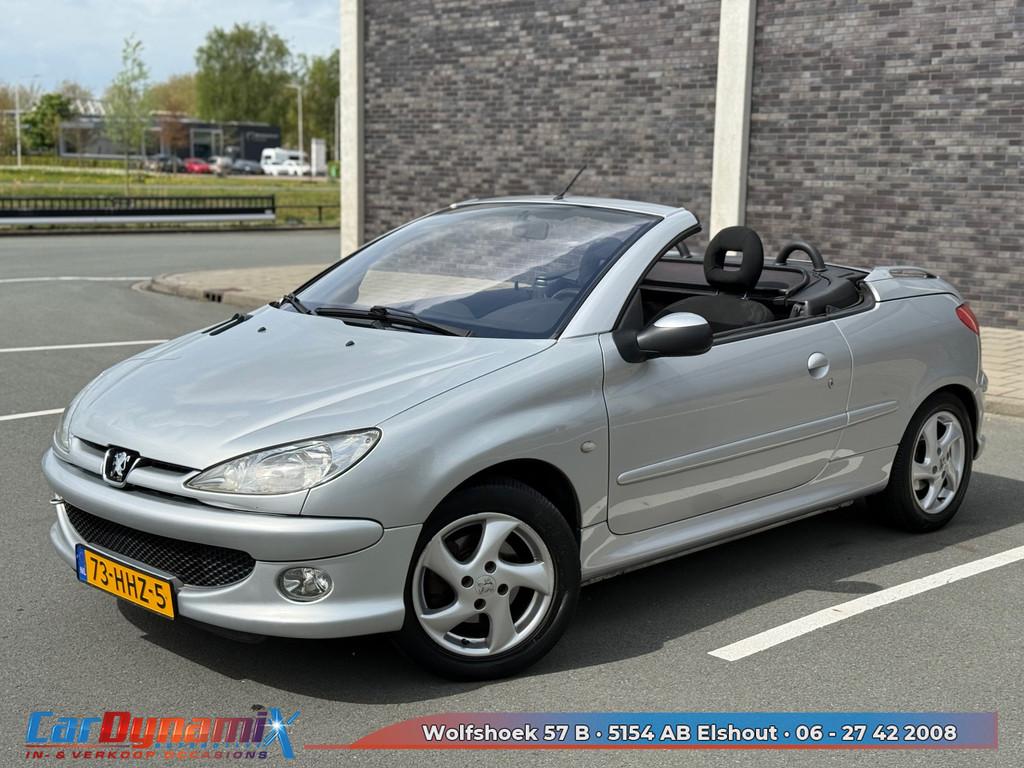 Peugeot 206 CC 1.6-16V | Airco | LMV | Cabrio Werkt | Rijd S, Voorwielaandrijving, Gebruikt, 4 cilinders, Cabriolet