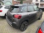 Citroen C3 Aircross 1.2 PureTech Shine Automaat I Cruise I l, Auto's, Gebruikt, Zwart, 1199 cc, Leder en Stof