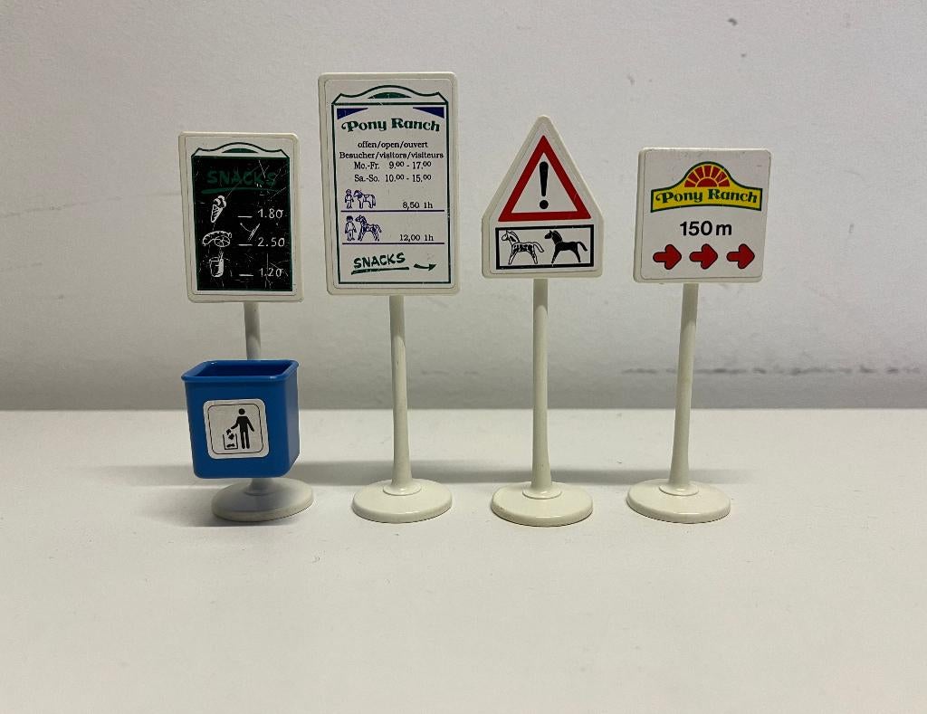 Dieren nr 102 "CLASSIC" Verkeersborden Borden Rosa 3638 3775, Ophalen of Verzenden, Gebruikt, Los playmobil