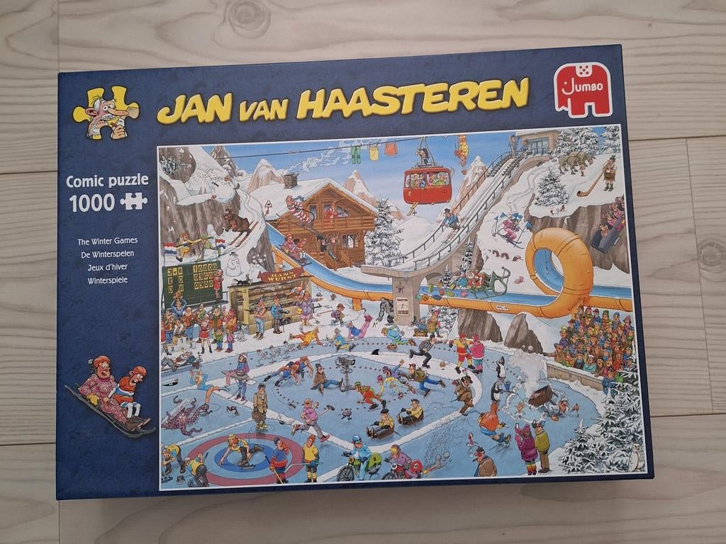 Jan van Haasteren 1000 stukjes, Ophalen, 500 t/m 1500 stukjes, Zo goed als nieuw