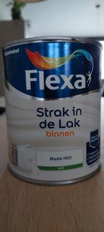 Flexa verf strak in de lak grijs/zwart ral 7021 nieuw, Doe-het-zelf en Verbouw, Ophalen of Verzenden, Nieuw, Wit, Lak