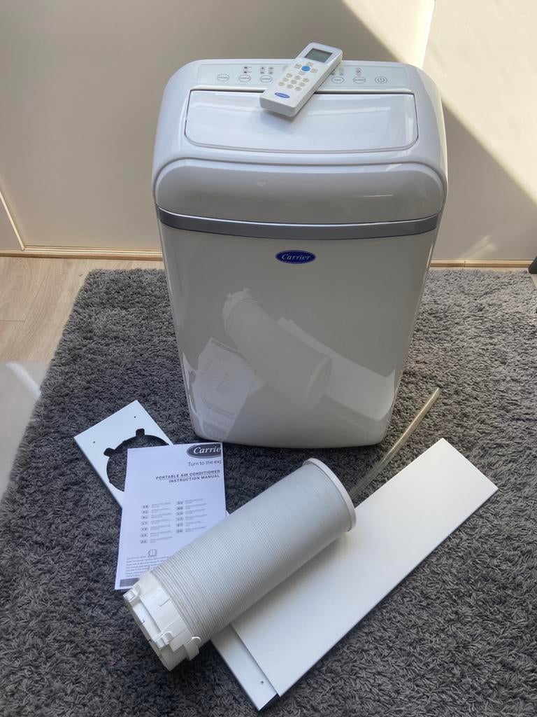 Airco mobiel Carrier 51QPD12N7s | 2024 | zgan, Ophalen, Koelen en Ontvochtigen, Timer, 3 snelheden of meer