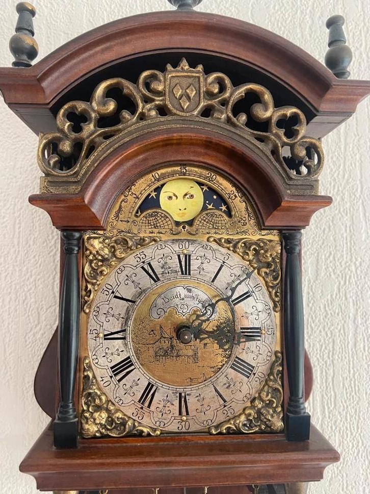 Sallander wandklok, Huis en Inrichting, Woonaccessoires | Klokken, Gebruikt, Wandklok, Analoog, Ophalen