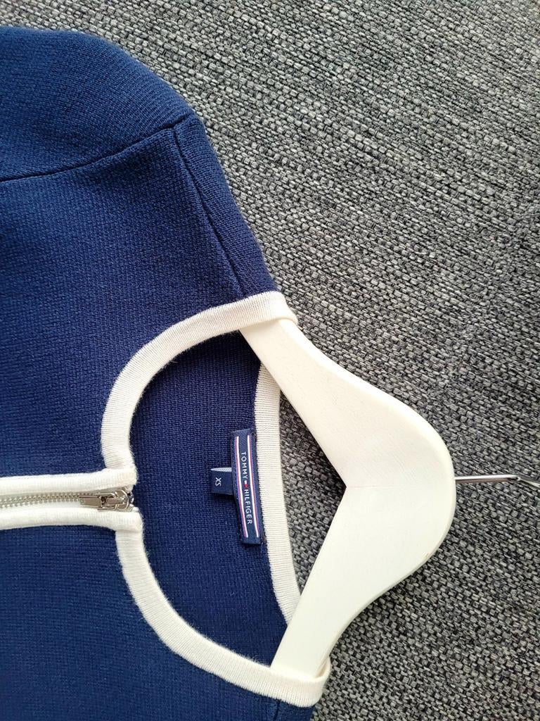 Tommy hilfiger vest., Ophalen of Verzenden, Zo goed als nieuw, Maat 34 (XS) of kleiner, Blauw