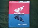 Honda CB1100SF 1999 motorcycle shop manual CB 1100 SFy, Motoren, Ophalen of Verzenden, Honda