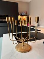 Gouden Kandelaar - Menora Stijl, Ophalen of Verzenden, Overige materialen