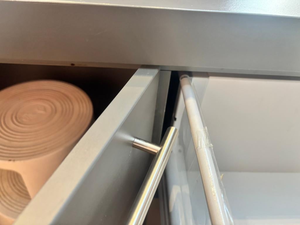 Complete keuken / Design keukenblok van 300 cm breed, Ophalen, Gebruikt, Overige kleuren, Enkelwandige keuken