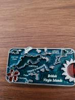 034 Magneet British Virgin Islands kaart, Ophalen of Verzenden
