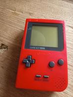 Game Boy Pocket rood met game en travelcase., Ophalen of Verzenden, Gebruikt, Game Boy Pocket, Met beschermhoes of tas