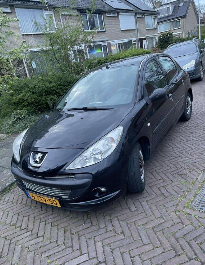 Peugeot 206+ 1.4 5D 2010 Zwart, Auto-onderdelen, Verzenden, Peugeot