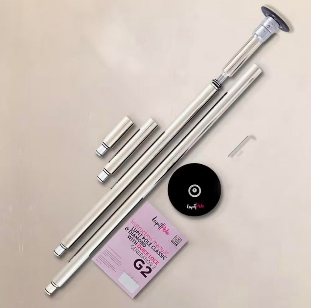 Lupit Pole Classic G2 Quick Lock Chrome 45 MMDanspaal, Ophalen, Nieuw