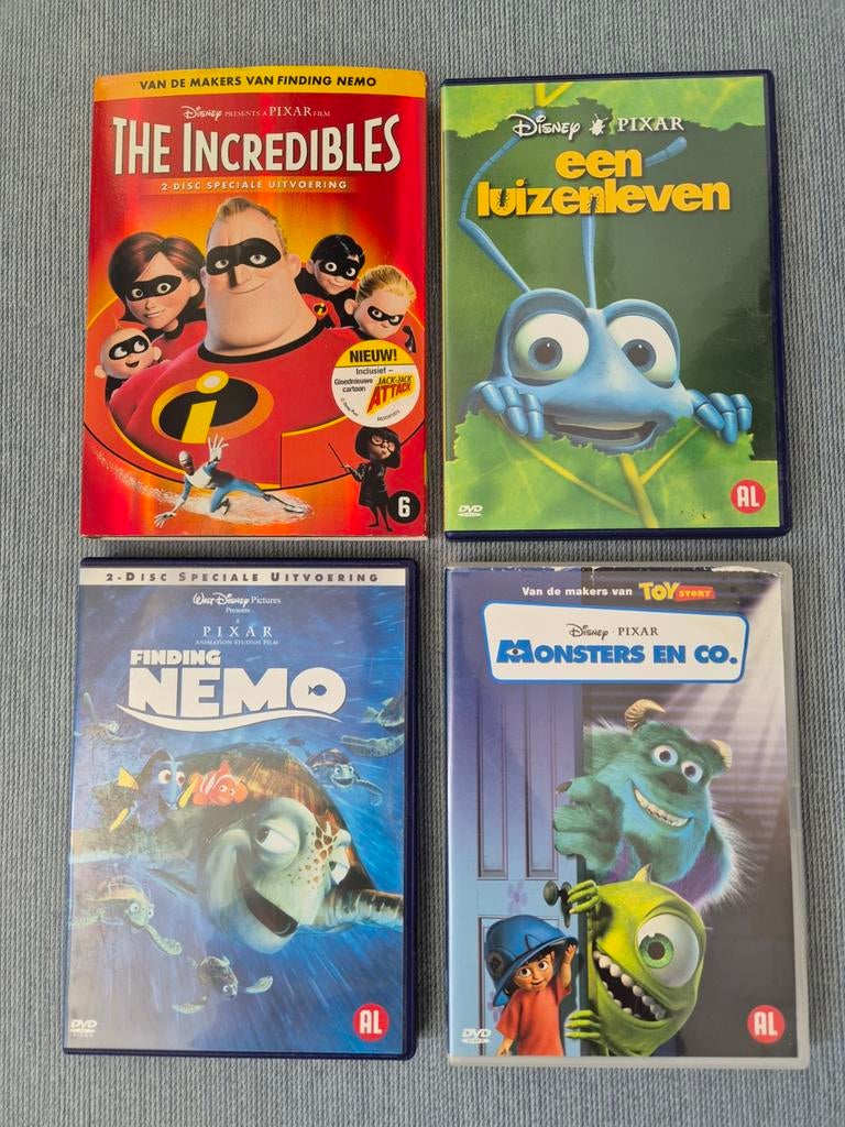 Disney Pixar DVD Collectie, Cd's en Dvd's, Avontuur, Gebruikt, Alle leeftijden, Boxset
