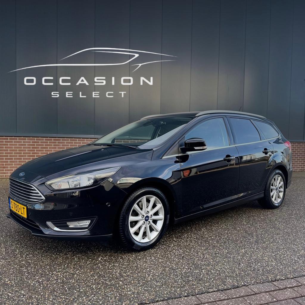 Ford Focus Wagon 1.5 Titanium 2018 | 1e EIGENAAR | AUTOMAAT, 4 cilinders, 150 pk, Leder en Stof, Zwart