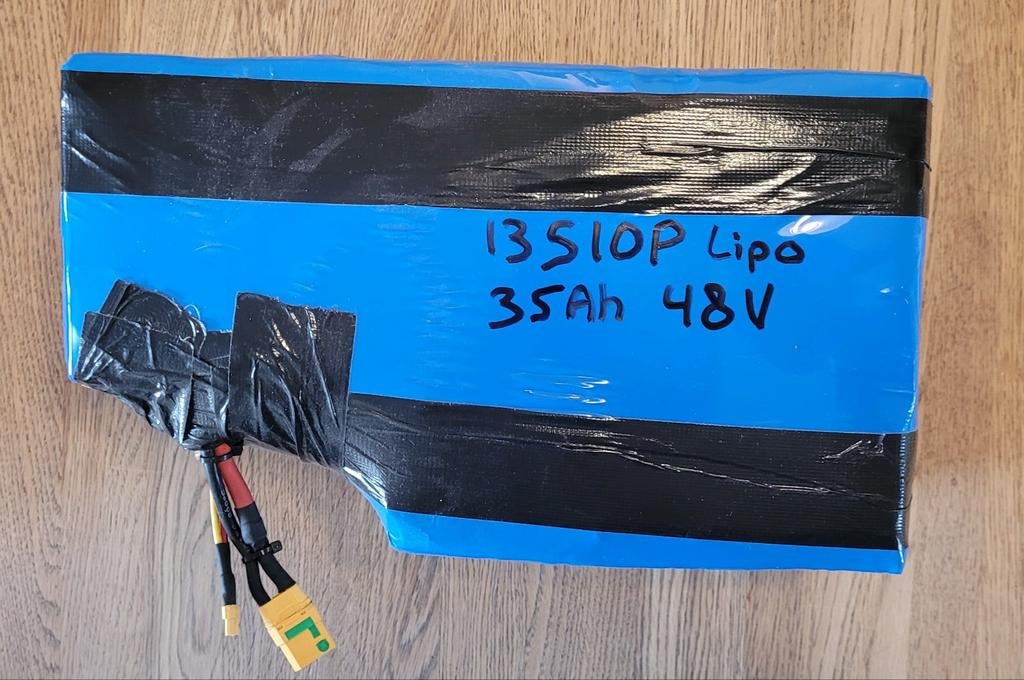 48V 35Ah Li-ion accu voor elektrische scooter (13S10P), Ophalen, Gebruikt, Overige typen, Overige merken