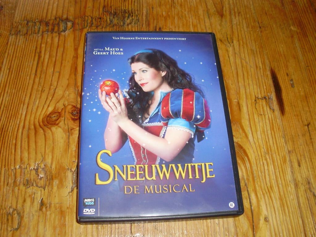 Sneeuwwitje / DVD / van Hoorne musical Maud en Geert Hoes, Alle leeftijden, Ophalen of Verzenden, Gebruikt