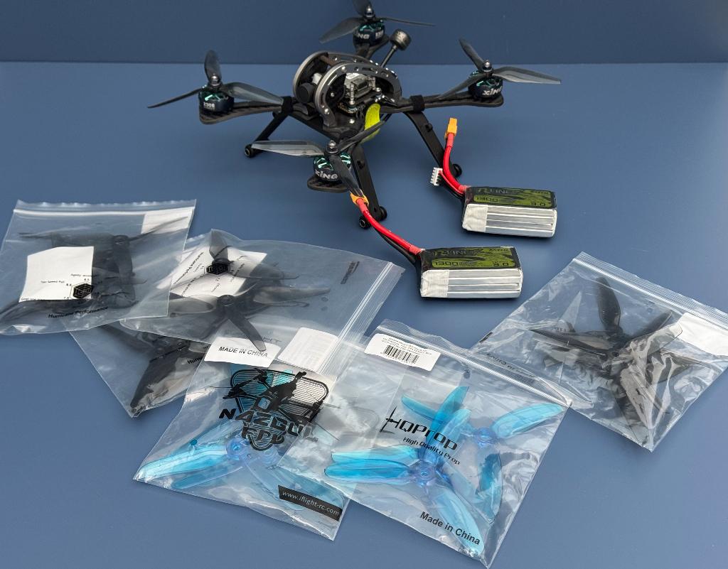 GepRC Leopard LSX5 5inch FPV drone met CaddxVista unit BNF, Elektro, RTF (Ready to Fly), Quadcopter of Multicopter, Nieuw