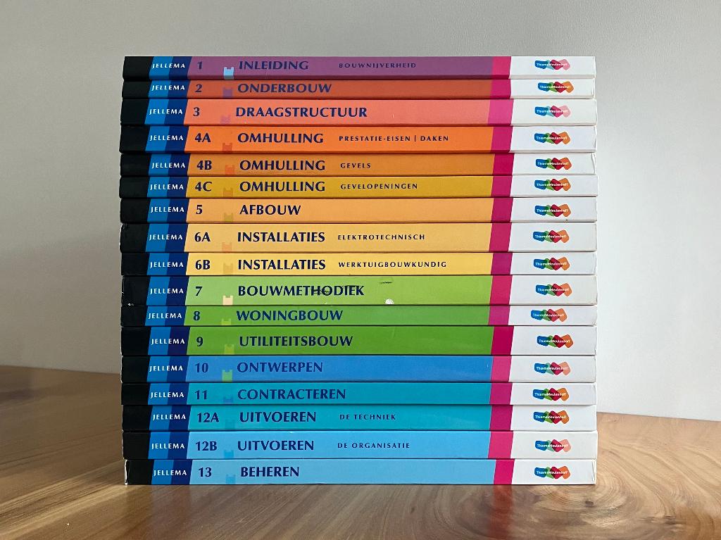 Jellema set alle delen 1-13 in top conditie, Boeken, Verzenden, Beta, Zo goed als nieuw, HBO