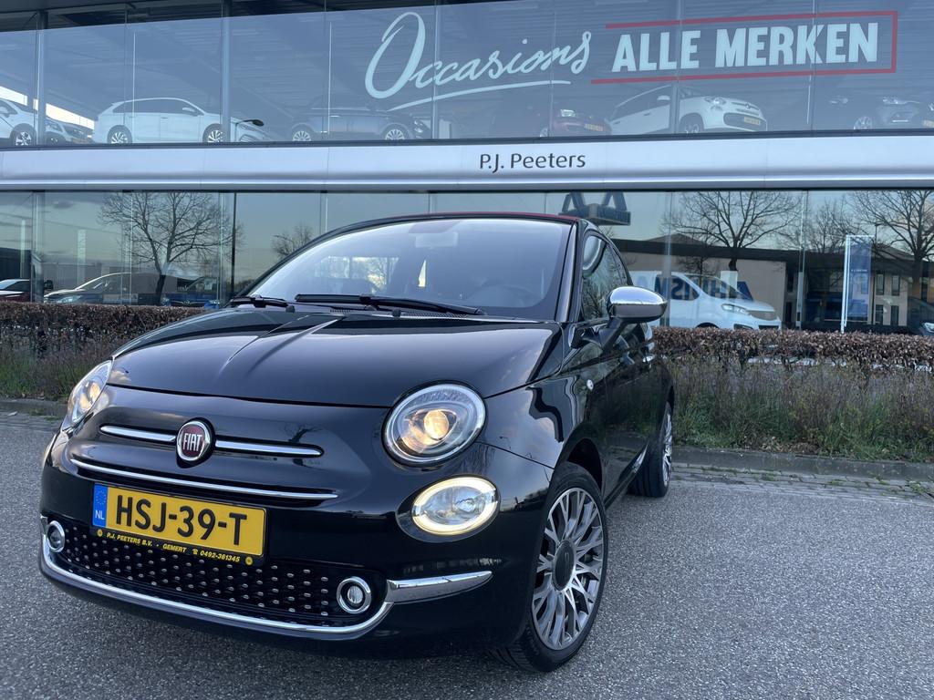 Fiat 500C 1.2 Lounge Airco - Apple carplay - Cruise control, Voorwielaandrijving, Gebruikt, 4 cilinders, 4 stoelen
