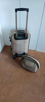 Reisset bagagekoffer, Ophalen of Verzenden, Zo goed als nieuw, Zacht kunststof, Minder dan 50 cm