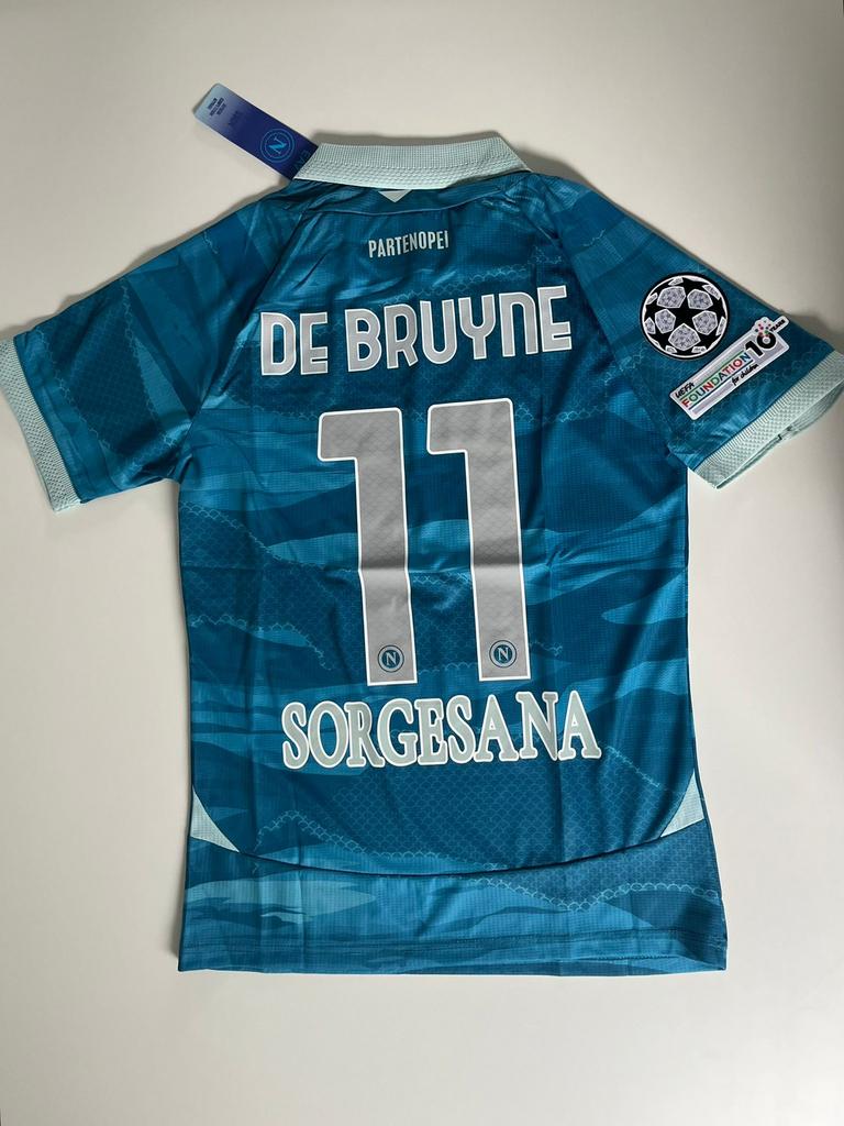 De Bruyne Napoli 25/26 Maat M, Maat M, Verzenden, Nieuw, Shirt