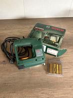 Bosch PTK 14 E elektrische tacker + nietjes + doos, Doe-het-zelf en Verbouw, Ophalen, Zo goed als nieuw, Minder dan 150 ampère