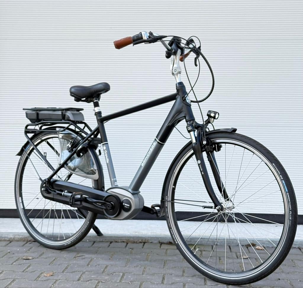 Nette elektrisch herenfiets Brinckers bosch middenmotor, Fietsen en Brommers, 51 tot 55 cm, Ophalen of Verzenden, Zo goed als nieuw