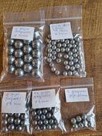 Partij kwaliteits glasparels antraciet, Ophalen of Verzenden, Nieuw, Kraal